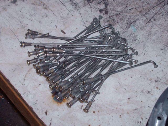 Original Rear Wheel Spokes