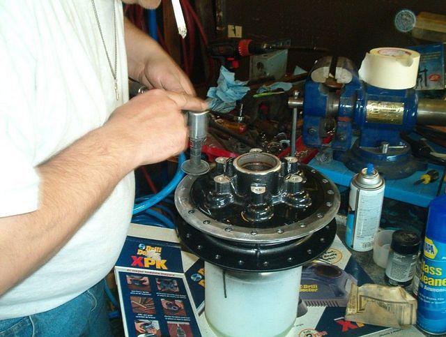 Outer Ring Being Polished