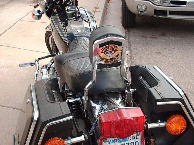 Sissy Bar With New Pad, And NGW Sticker
