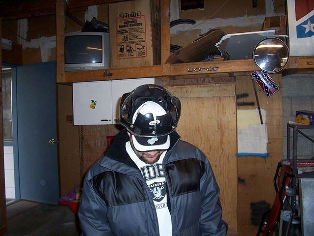 This WhatHappens When You Dare A Drunk Friend To Run Into A Cinderblock Wall With An Old Helmet On, Yes He's Ok, The Helmet Save