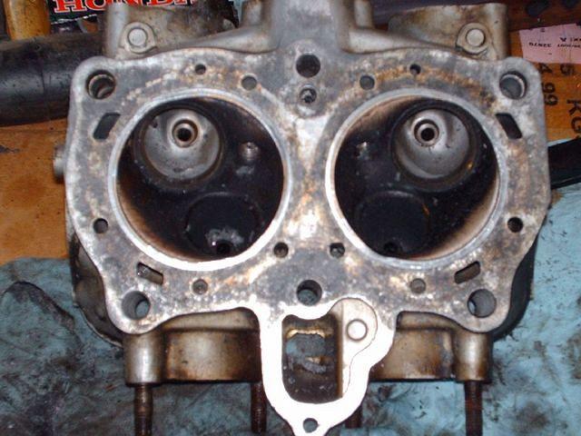 Notice The Valve Seats, Need Grinding...