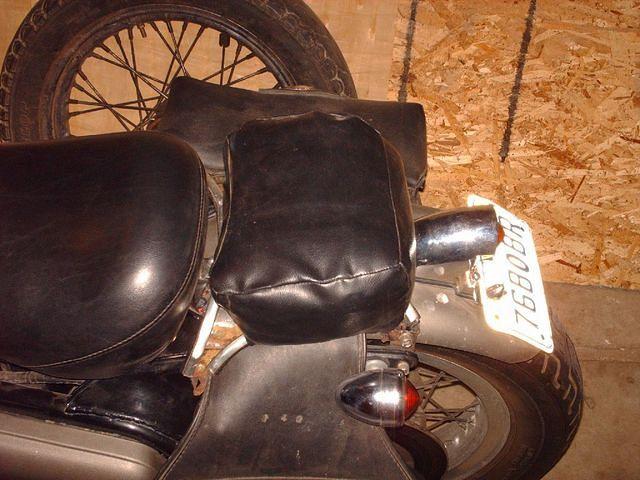 New Home Made Seat Hand Stiched, Used The Mustang Backrest Cover For The new Seat, Notice The Mount