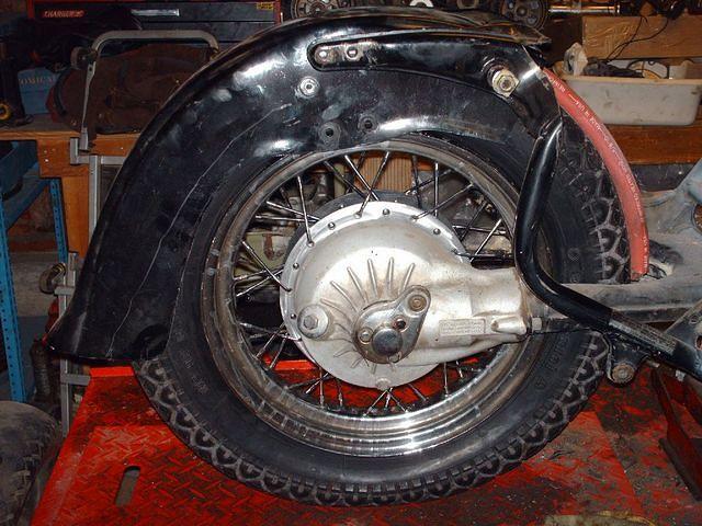 New Rear Wheel Mounted, Fender On Just A Tryal Fit
