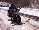 on the road