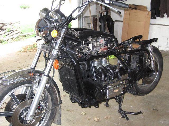 Engine and frame repainted