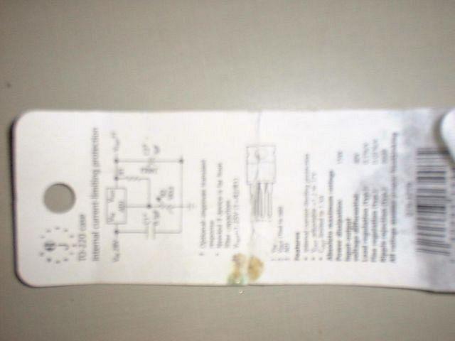 Adjustable regulator from radio shack (2 dollars)
The back explains how to wire the resistors up.