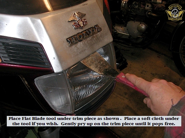 2 Headlight trim removal an