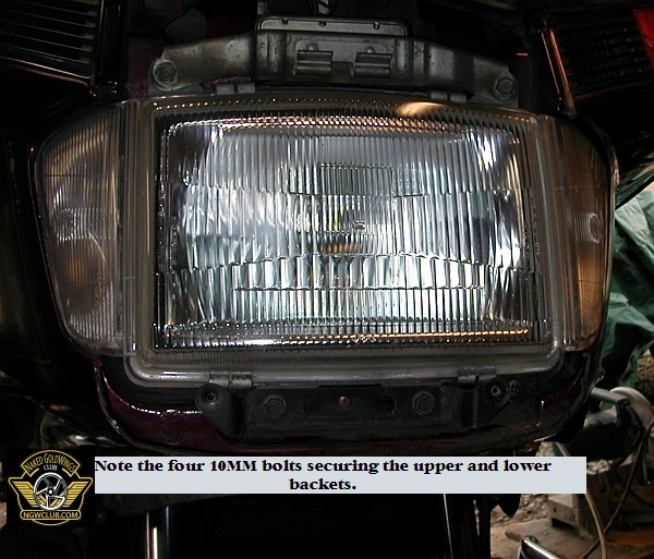 5 Headlight overview - trim removed an