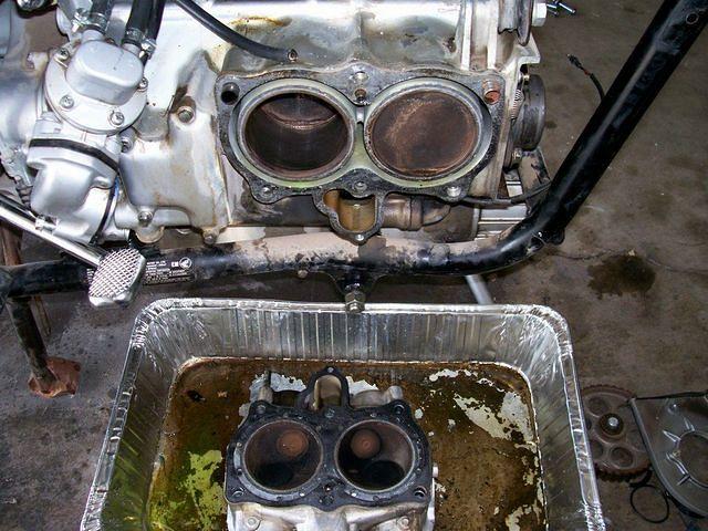 The gasket looked good (except for where it came appart when I pulled the head off.