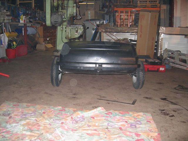 Rear end.