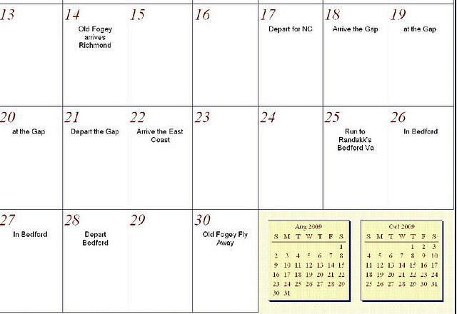 Old Fogey Calendar