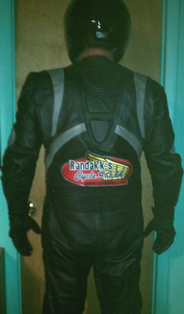 30 pounds of leather and armor!