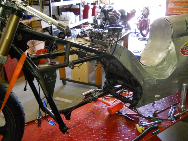 One or so minutes into our first fire of our new motor we spun a rod bearing-long story