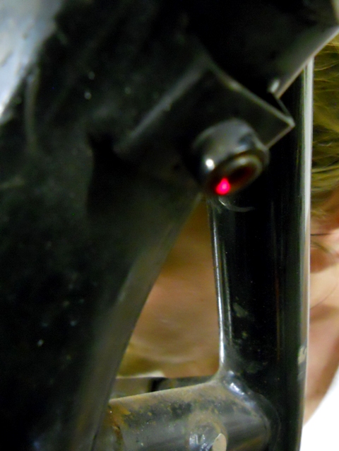 UP UNDER THE NECK OF EVERY NAKED WING IS A SPOT HOLE FOR CENTERING- WE USED A 6 LIGHT LAZER TO CENTER