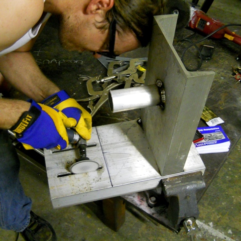 WE BUILT THIS BEAUTIFUL REAR HUB MOUNT ONLY TO END UP TRASHING IT BY ACCIDENT LAST NIGHT