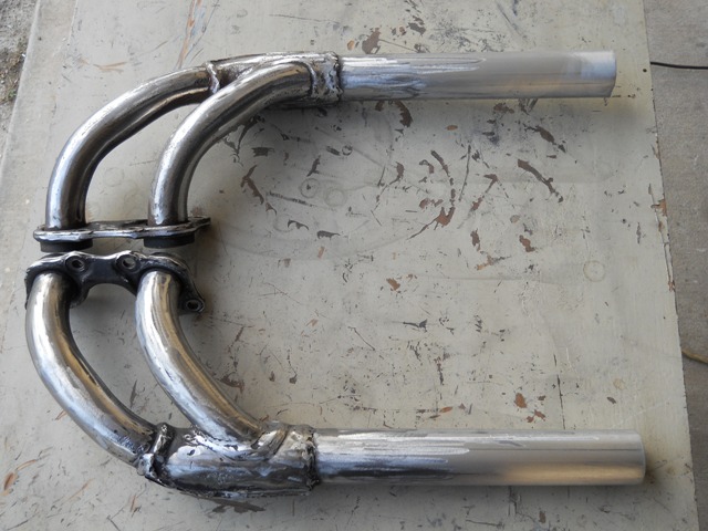 welded cleaned up new strait pipes