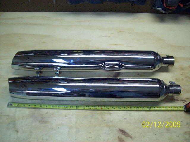 2007 HD Streetglide mufflers