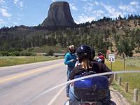 Line in front of me at Devils Tower