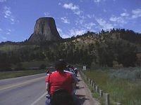 Devil's Tower, leaving pay booth