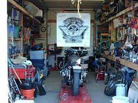 Rebels new bike on the operating table