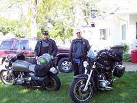 Hastings, Nebraska. The Rebel and I(Brant) getting ready to roll.