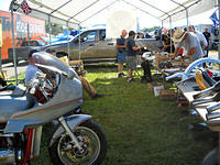 Mid-Ohio Vintage Motorcycle Days swap meet.
9 July 2010.