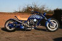 Blue Dragon's GL1100 Custom Chopper