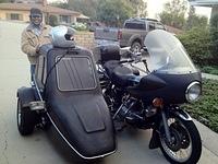 1977 GL1000 and Motorvation Coupe Royale sidecar