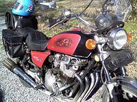 1981 Suzuki GS850 daily hotrod till the Wing is ready.