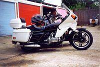 Just to show it can be done, My wifes old GL1000 with a modified GL1100 motor.  The Mongrel