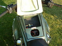 made a glove box like my old 76.Moved the key as it was in the road of my design up top