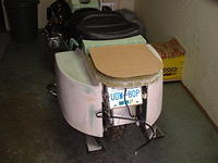 Fiil foam in with bondo and shape to desired design