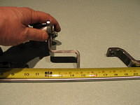 Brake Pedal Offset (gets it outside the frame)