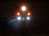 my new white LED conspicuity lights.