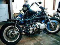 I'm back from The Sandbox and the process has begun.  I might not work too fast on it as I have the XS750 (parked behind the Win