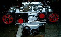I did get a little anal with the paint. I painted the timing gears and the belt tensioners and places no one will ever see!