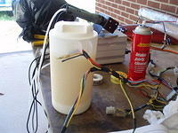 Soaked each connector in lemon juice, then rinsed
