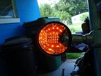 Amber turn signal 64 LED bulb