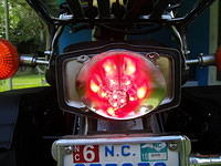 Red brake-tail light 30 LED bulb