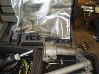 Thermostat housing removed