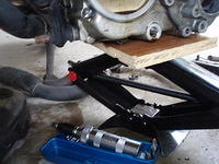 Had to use my impact wrench to remove it, cleaned up threads and replaced