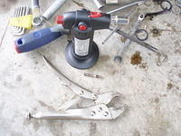 Had to use a torch to remove the remainder of the bolt