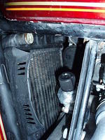 Large open area behind radiator now