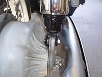 Right clevis bolt replaced with GL1100 bolt