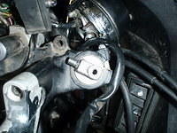 I removed the air valve and hose, and will replace the fluid through the top; it will be easy for the right tube...