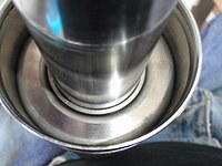 Guide bushing installed