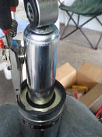 Installing the circlip