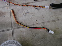 These are connector cables for a computer, cut in half