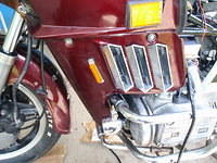 Left side wires being wrapped