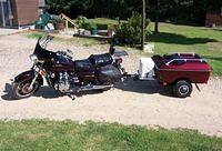 My new (used) trailer that I bought and refurbished